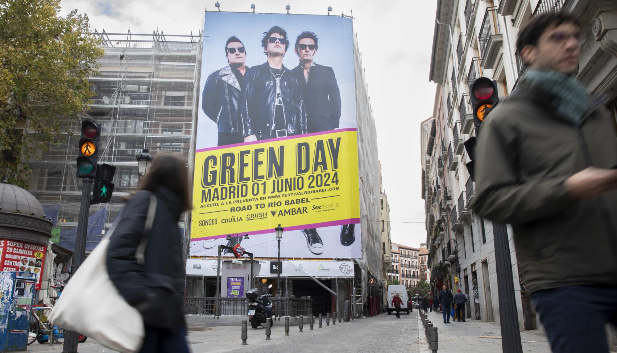 Cartel concierto Green Day